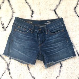 NWOT J.Crew indigo denim shorts, never worn